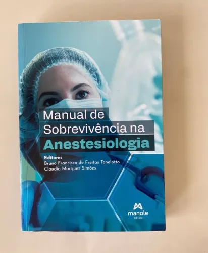 manual de sobrevivência na anestesiologia manole