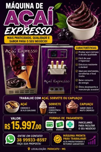 Máquina de açai