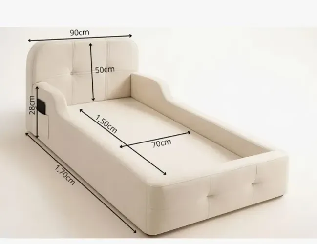 Cama infantil montessoriana com colchão