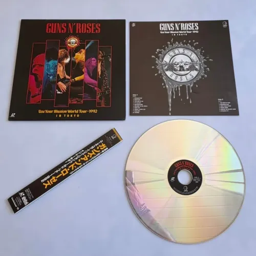 Guns N' Roses In Tokyo Laserdisc Importado Japão Com OBI