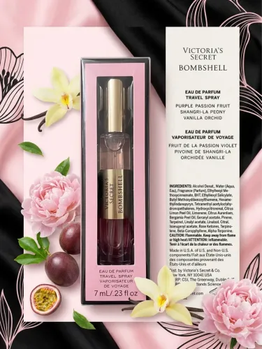 Perfume original Victoria?s Secret Bombshell Eau de Parfum Travel Spray | Novo Lacrado