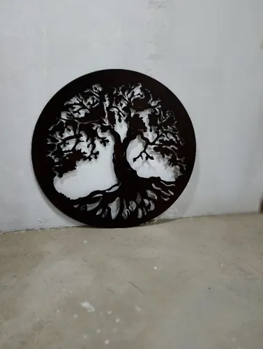 Mandala árvore da vida, de ferro, 1 metro