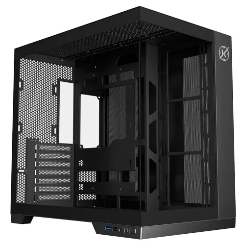 Gabinete Gamer Kalkan Asgard Preto Aquário sem fans KLK00040