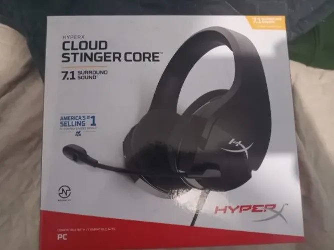 Fones de ouvido Hyperx Cloud Stinger S 7.1 4p4f1aa, microfone, preto