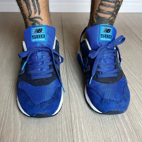 Tenis New Balance 580 Elite Edition azul Tamanho 39