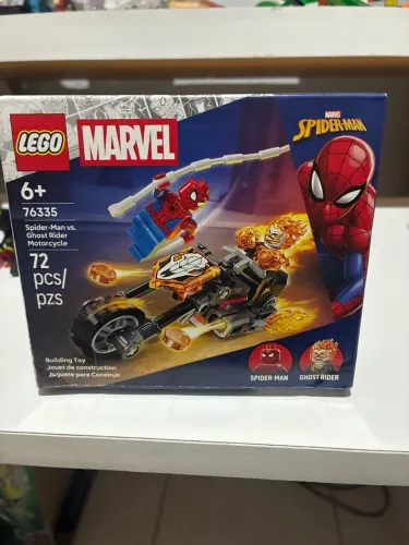 Lego marvel homem aranha e motoqueiro fantasma lacrado !!
