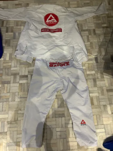 kimono gracie barra A1 branco 
