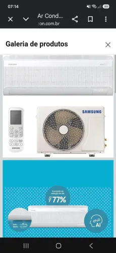 Ar condicionado Samsung Windfree