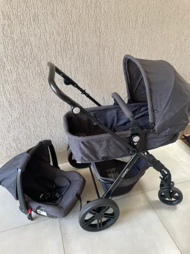 Carrinho Cosco Travel System + Bebê Conforto Wizz | Excelente Estado