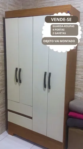 GUARDA-ROUPA 4 PORTAS - HENN