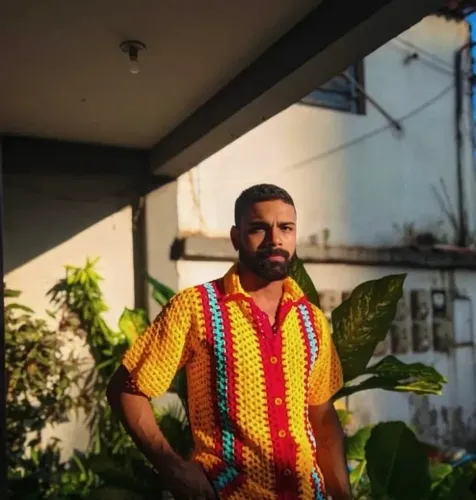 Roupa masculina -Crochê