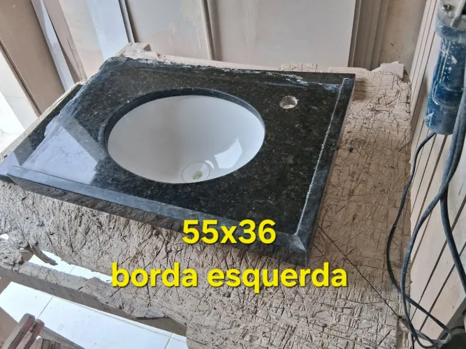 1 pia granito seminova esquerda e 1 direita