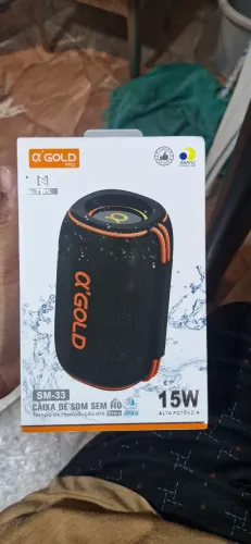 Caixinha de som a gold 