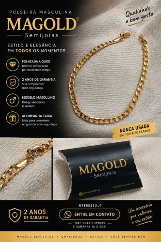 Pulseira masculina