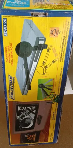 Suporte para DVD, blu-ray entre outros.