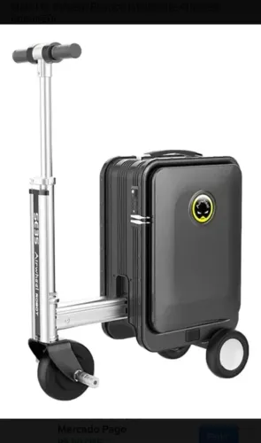 Mala scooter airwheel: Velocidade 13km/h 