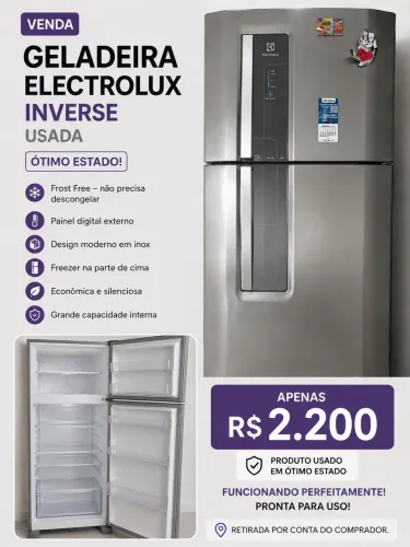 GELADEIRA INVERSE ELETROLUX