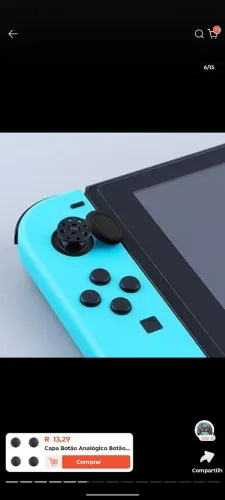 Borracha analógico Nintendo switch substituição borracha analógico Nintendo switch 