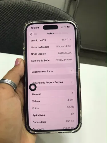 iPhone 14 Pro Preto 256GB