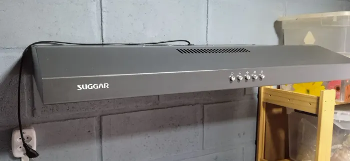 SUGGAR DEPURADOR DE AR SLIM 80CM 3 VEL. PRATA