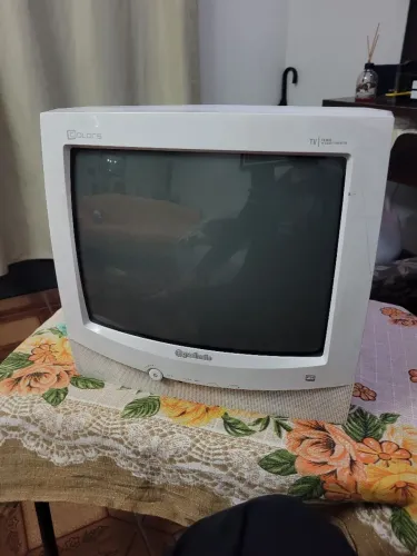 TV MONITOR TUBO RÁDIO 14P GRADIENTE RARA (FAÇO ENVIO)
