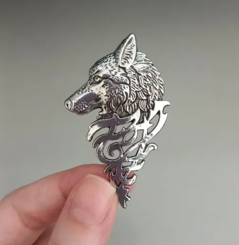 Pin Broche de Lobo (novo)