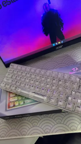 Teclado Redragon K617 Full Transparent