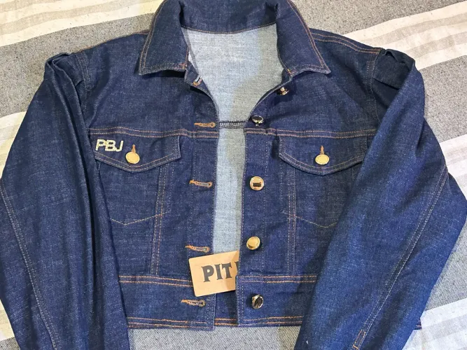 Jaqueta pitbull jeans nova