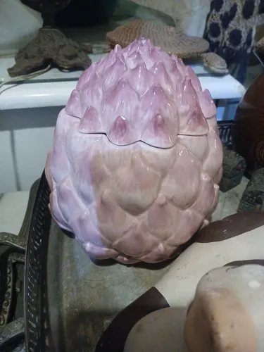 Alcachofra em porcelana