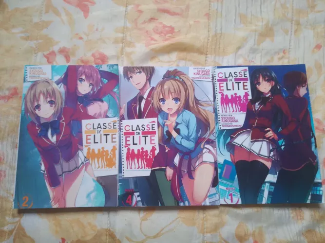 Light novels Classroom of the elite traduzida (Vol. 1,2 e 4) também vendo separadamente