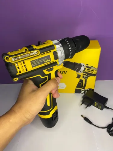 Parafusadeira à Bateria 12V 1.3Ah BOM-9960 BomVink an7