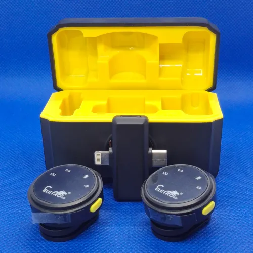 MICROFONE DE LAPELLA DUPLO SEM FIO