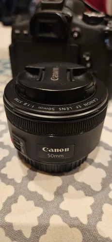 Lente Canon 50mm original em perfeito estado