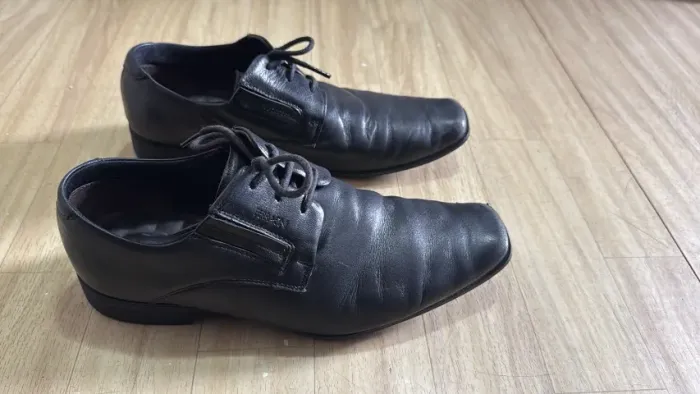 Sapato Social de Couro Verdadeiro Ferracini 41/42