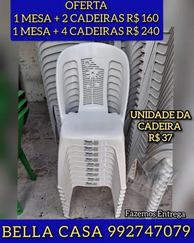 CADEIRA DE PLASTICO SEM BRAÇO SKDMX PA PARA SJ SUA CAS CASA NOVA