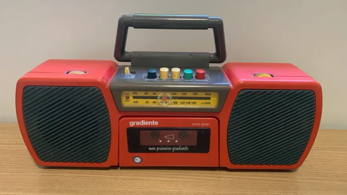 Rádio gravador meu primeiro Gradiente