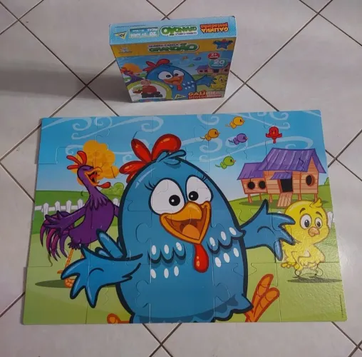 Quebra-cabeça Grandão - Galinha Pintadinha