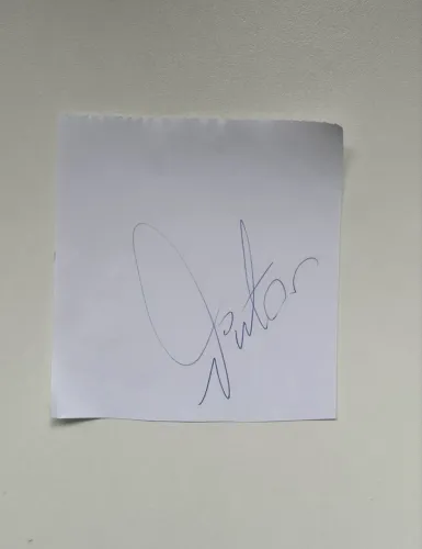 autógrafo goleiro victor do atlético mineiro - futebol