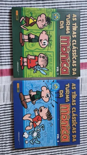 As tiras clássicas da Turma da Mônica Vol. 1 e 2 (Panini) - ótimo estado