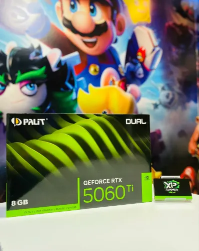 RTX 5060 Ti 8GB Palit RGB - Nova, Lacrada - Em até 18x / Loja Física