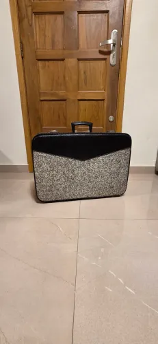 Mala Vintage Antiga Anos 70/80 Malas Comodoro Tweed E Curvin - Rara