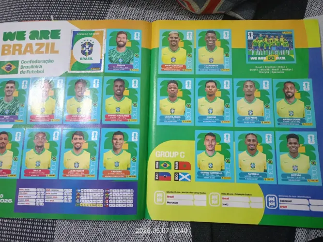 Álbum completo copa do mundo 2026