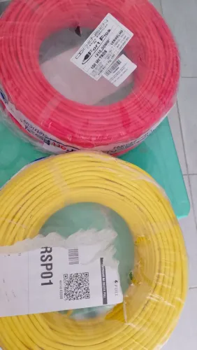 Cabo flexível 100 metros cada Rolo, 1x10,00mm