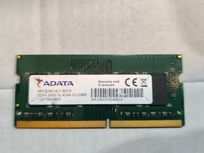 Memória RAM DDR4 4GB 2666MHz ADATA Para Notebook