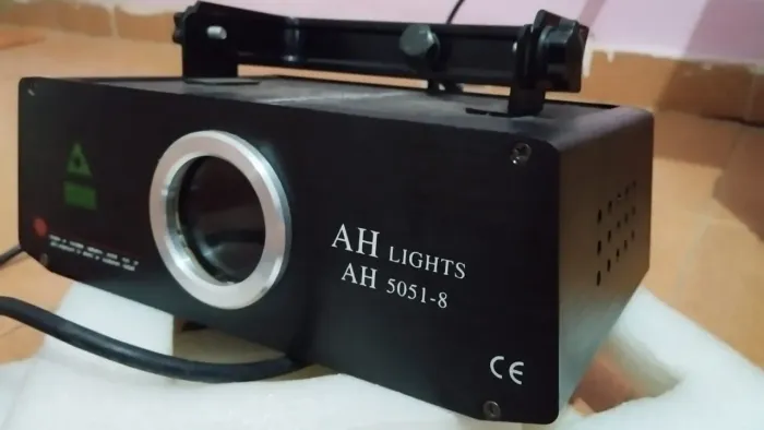 Projetor Laser Profissional AH Lights AH 5051-8 - Iluminação para DJ e Eventos