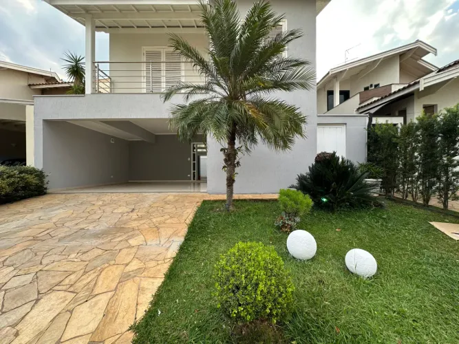 Sobrado no Terras de Piracicaba IV | 4 Dorms (2 Suítes), 251m² e Piscina Privativa
