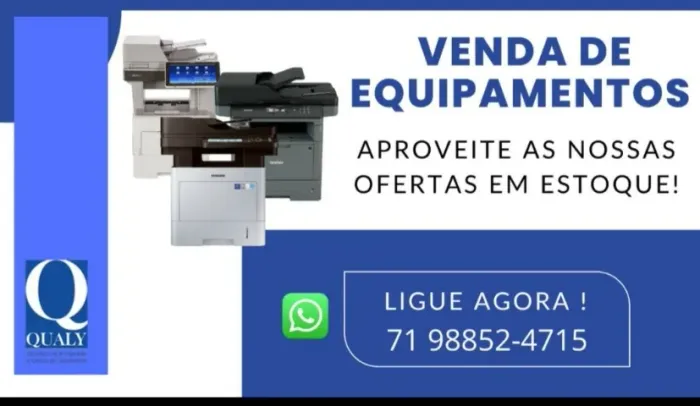 Vendo impressoras usadas das marcas Ricoh, Kyocera, Brother. HP etc  