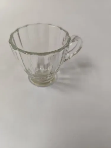 Xícara café transparente