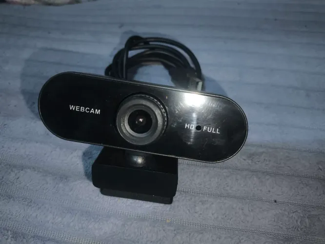 Webcam Full HD 1080p com Microfone para PC e Notebook | USB | Excelente Estado