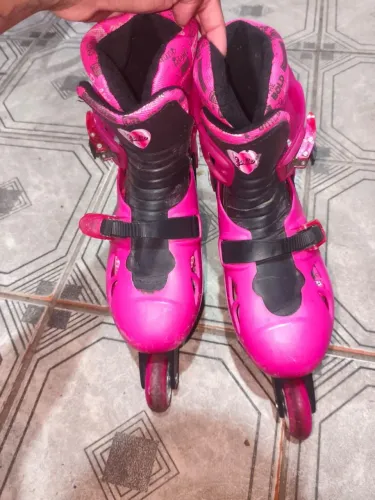 Patins rosa
